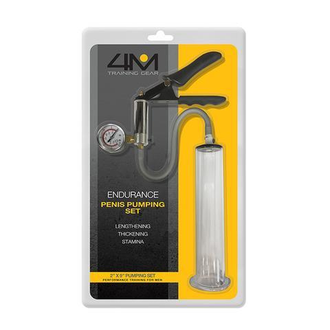 4M Endurance Penis Pumping Set 2 in. x 9 in. Cylinder