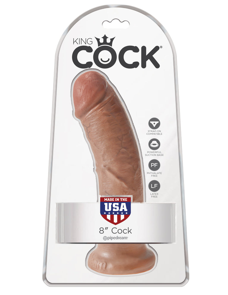 King Cock  8 in. Cock Tan