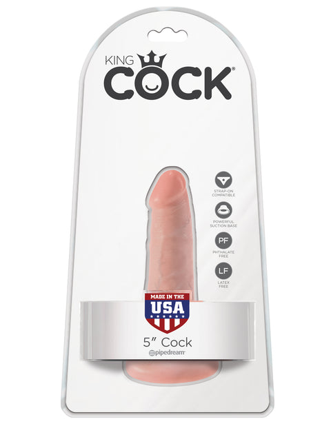 King Cock 5-Inch Dildo – Flesh