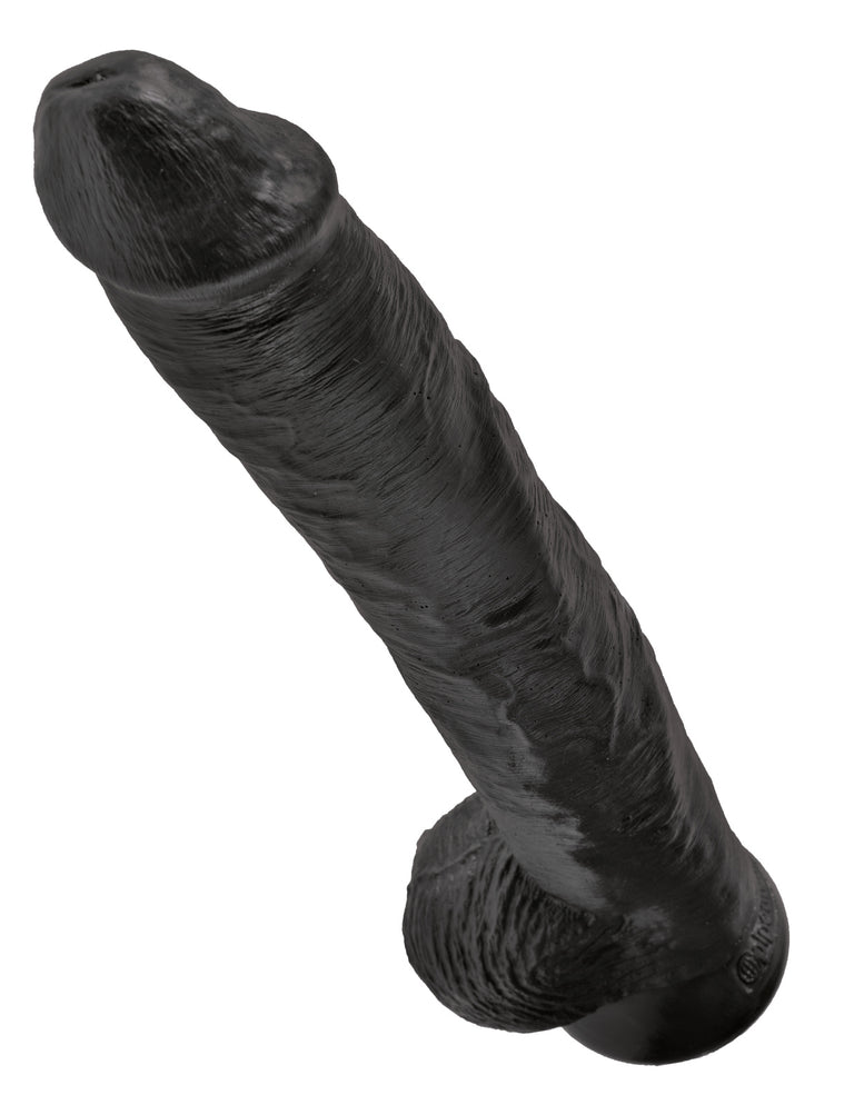 King Cock 14 in. Cock with Balls Black