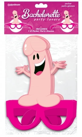 Bachelorette Party Favors Party Pecker Glasses (8 pcs)