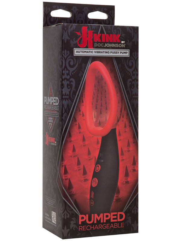 Kink - Pumped Rechargeable Vibrating Sucking Vagina Pump