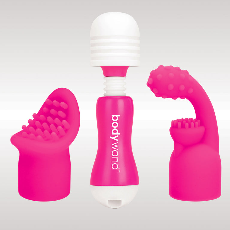 Bodywand Rechargeable Mini-Pink With Attachments