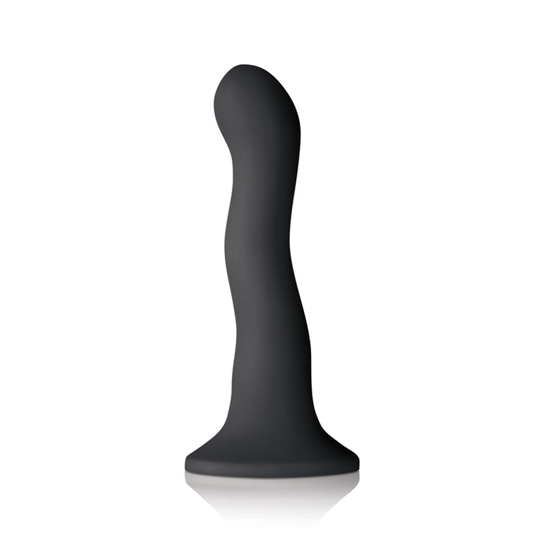 Shi Shi Ripple 6 in. Dildo Black