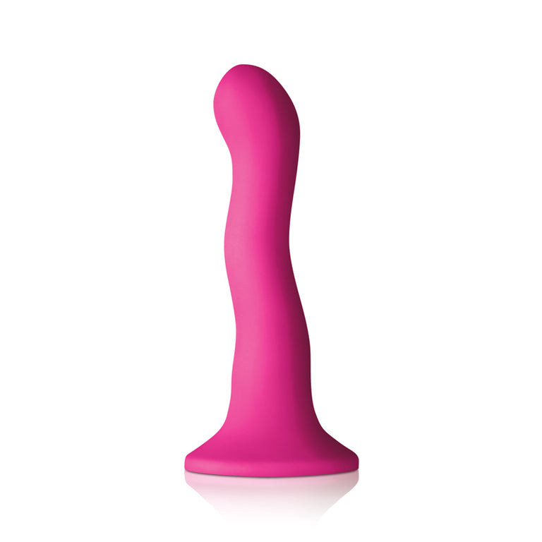 Shi Shi Ripple 6 in. Dildo Pink