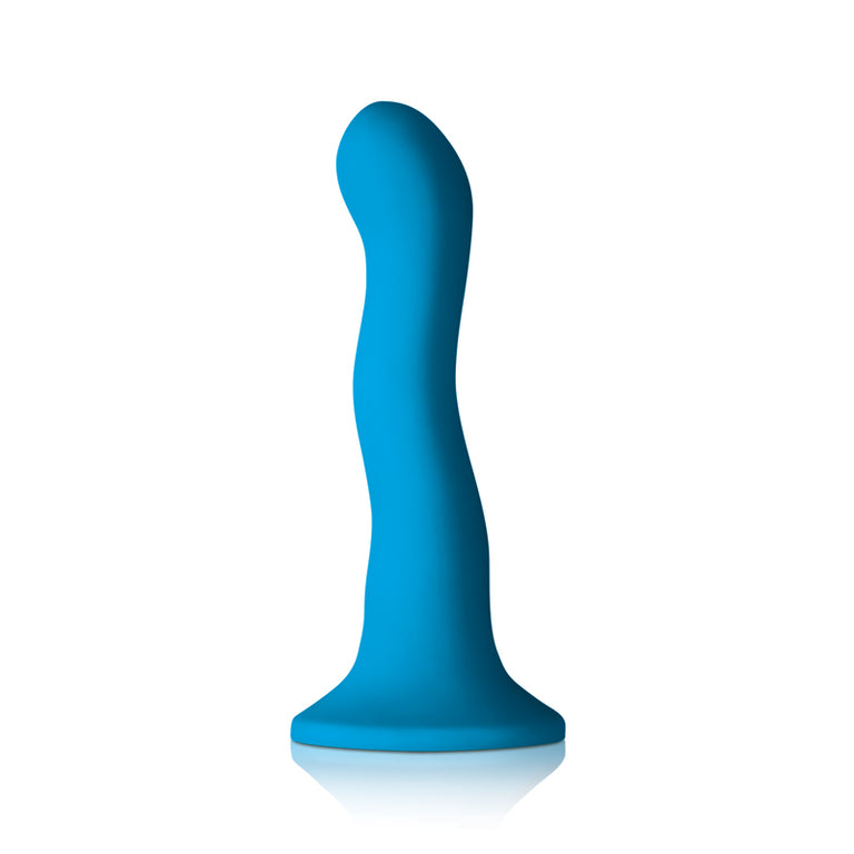 Colours Wave 6 in. Dildo Blue