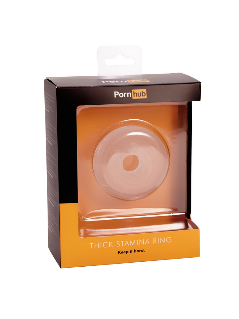 Pornhub Official Collection Thick Stamina Ring Clear