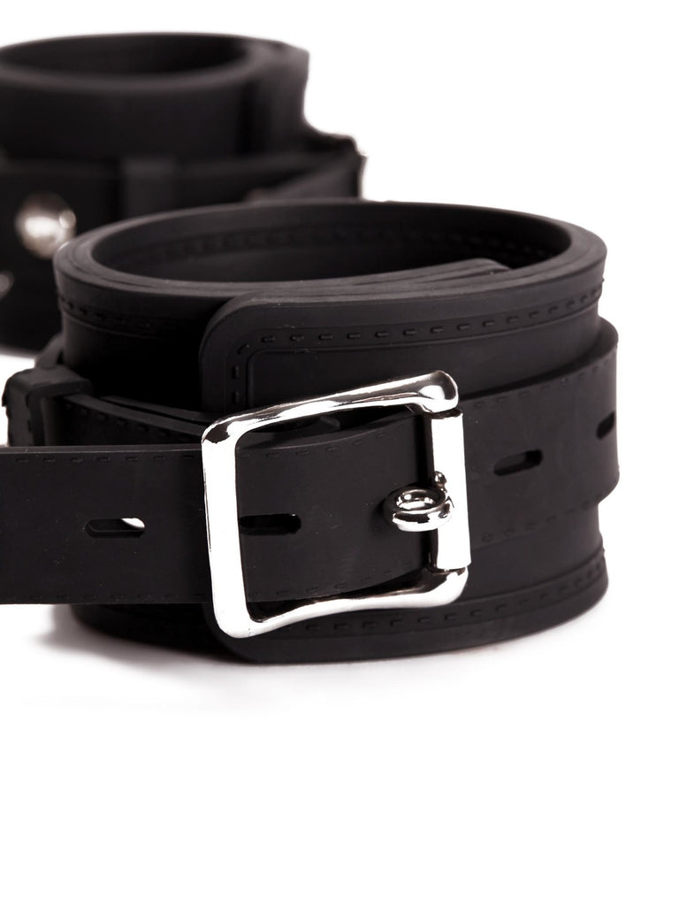 Pornhub Silicone Wrist Buckle Cuffs Black
