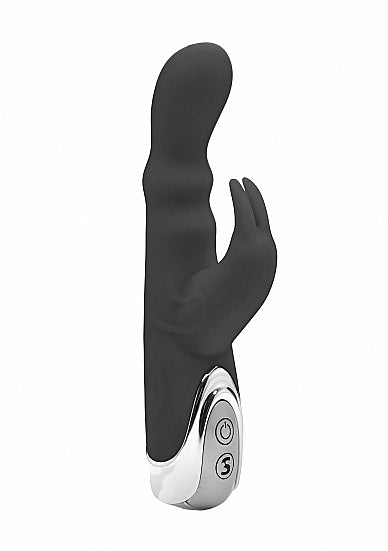 Emma Rabbit Vibrator Silicone 10 Speeds Black