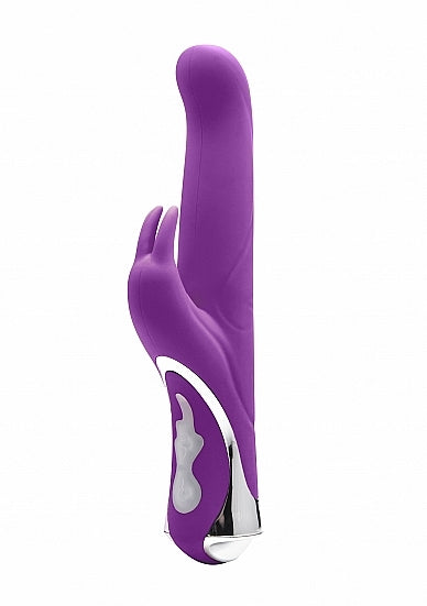 Fadey Rechargeable Rabbit Vibrator Silicone 10 Speeds Purple