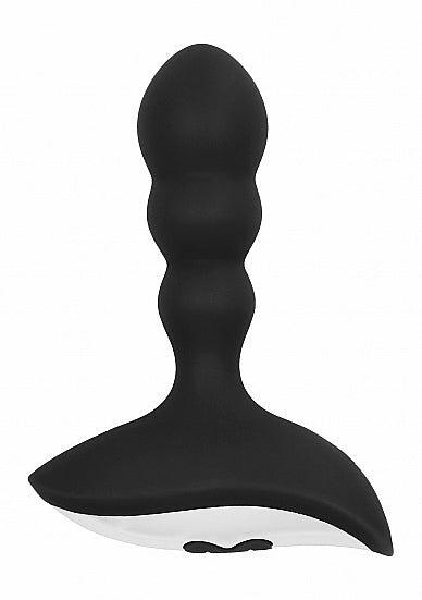 Caine Anal Vibrator Silicone 10 Speed Black