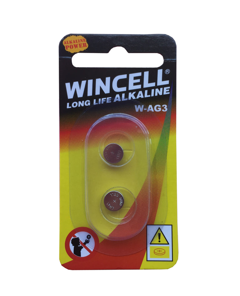 Wincell Long Life Alkaline AG3 (2 pack)
