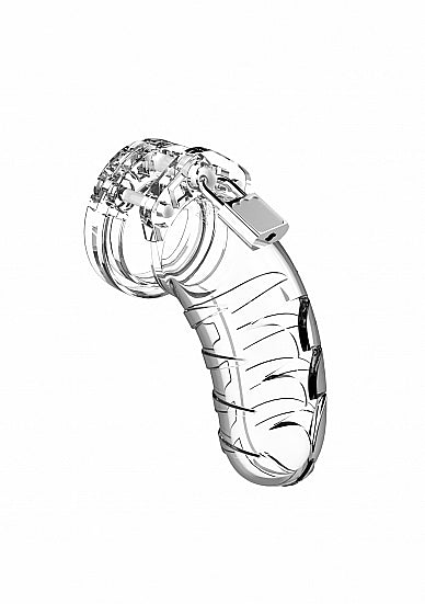 ManCage Model 04 Chastity 4.5 in. Cock Cage Transparent
