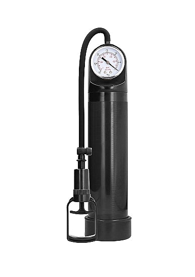 Pumped Comfort Pump With Advanced PSI Gauge Black