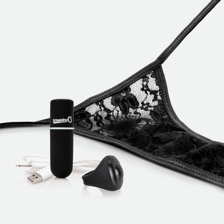 My Secret Charged Remote Control Panty Vibe Single Black