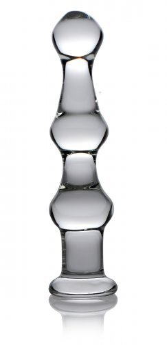 Mammoth 3 Bumps Glass Dildo