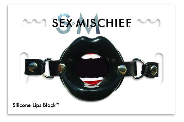 Sex and Mischief Silicone Lips Black