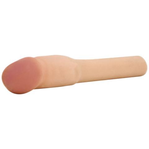 CyberSkin 4 inch Xtra Thick Vibrating Transformer Penis Extension Light Clamshell