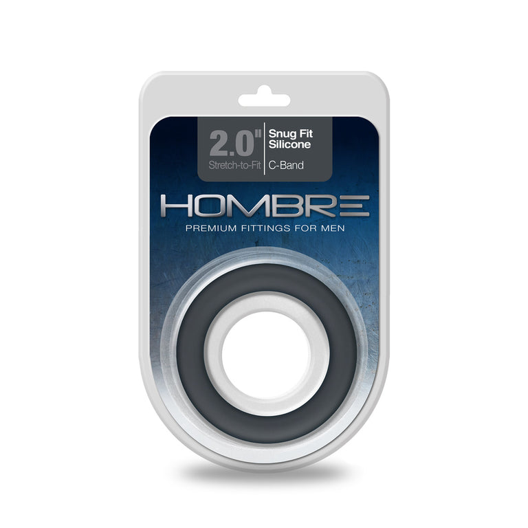 Hombre Snug-Fit Silicone C-Band Charcoal