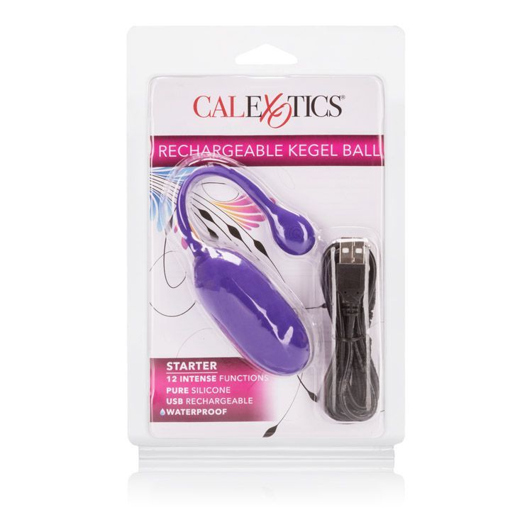 Rechargeable Kegel Ball Starter - Purple