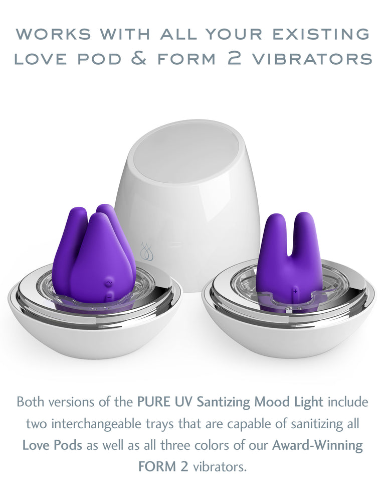 Pure UV Sanitizing Mood Light Love Pods Tre - Ultraviolet Edition