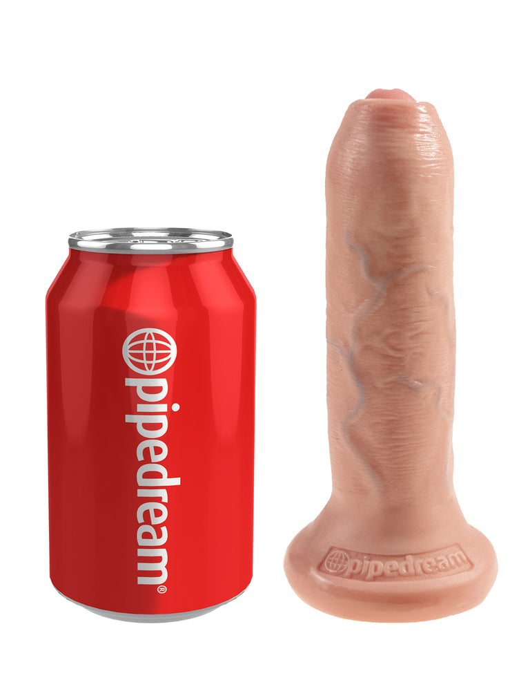 King Cock 6 in. Uncut - Flesh