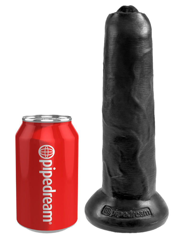 King Cock 9 in. Uncut - Black