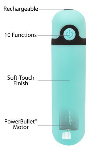 Simple and True Rechargeable Bullet Teal