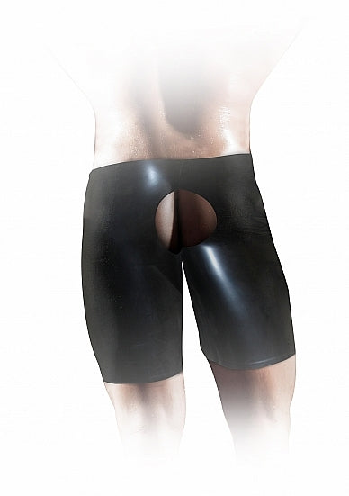 Fist It Latex Unisex Fisting Short - Black - L/XL