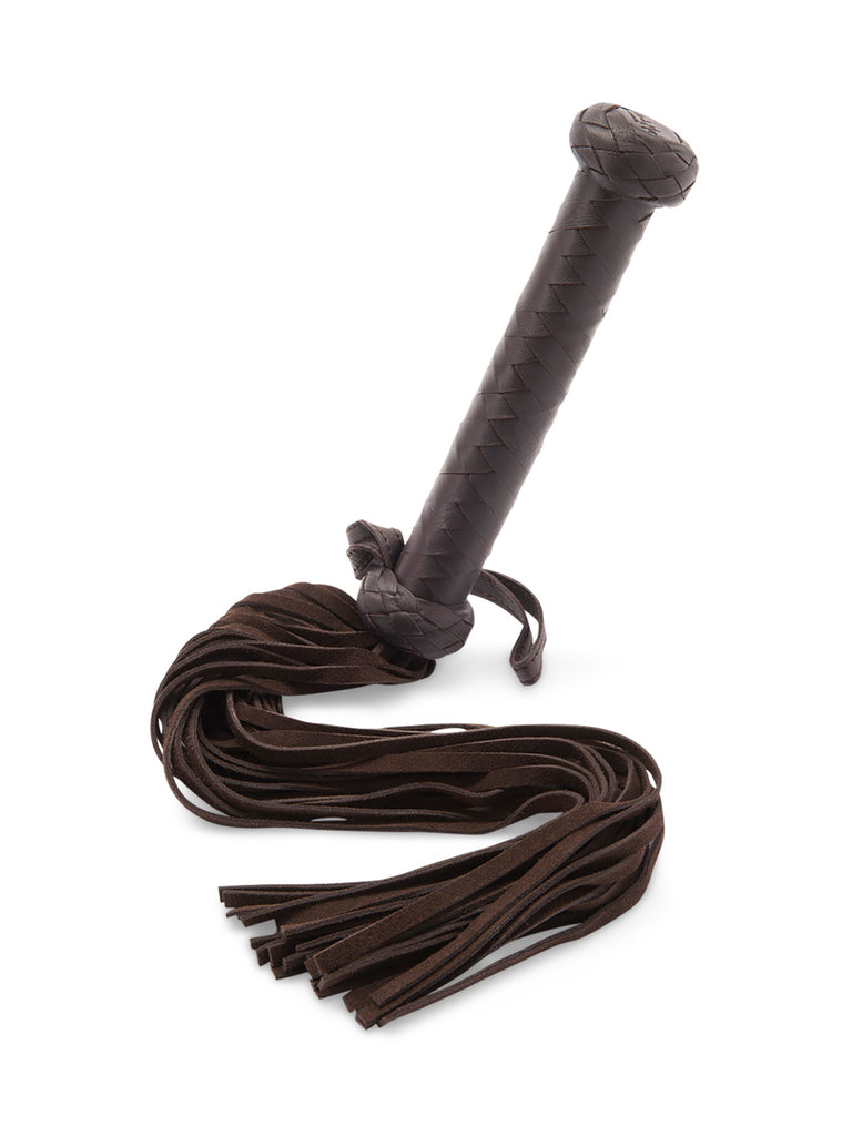 Coco de Mer Leather Flogger Brown