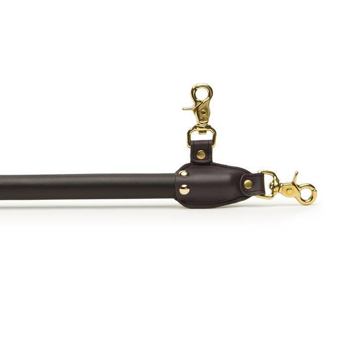 Coco de Mer Leather Spreader Bar Brown