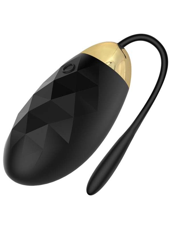 Diamonds The Majesty - Rechargeable Egg with Remote Blk