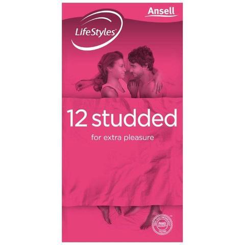 LifeStyles Healthcare Studded 12pk Condoms