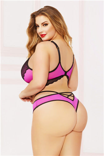 Catalina Bralette 10883X Purple 1X/2X