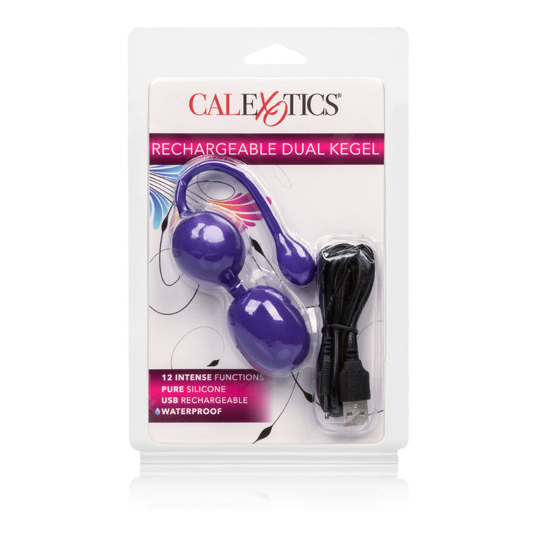 Rechargeable Dual Kegel - Purple Clamshell