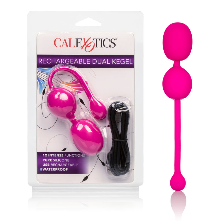 Rechargeable Dual Kegel - Pink Clamshell