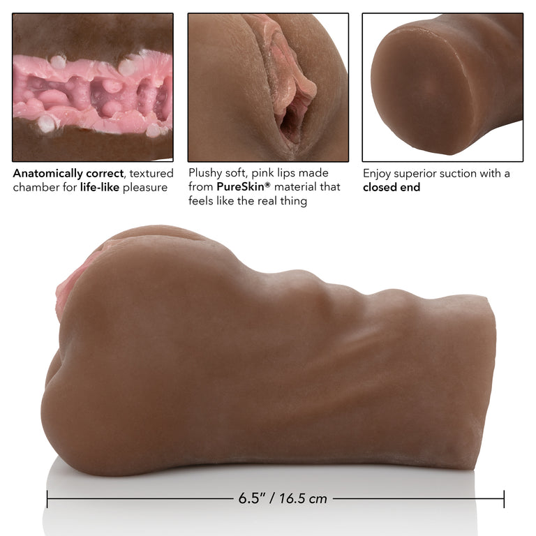 Stroke It Pussy - Brown
