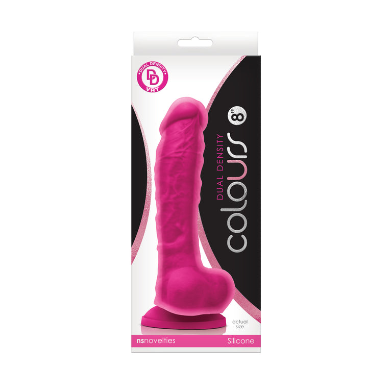 Colours Dual Density 8 in. Pink