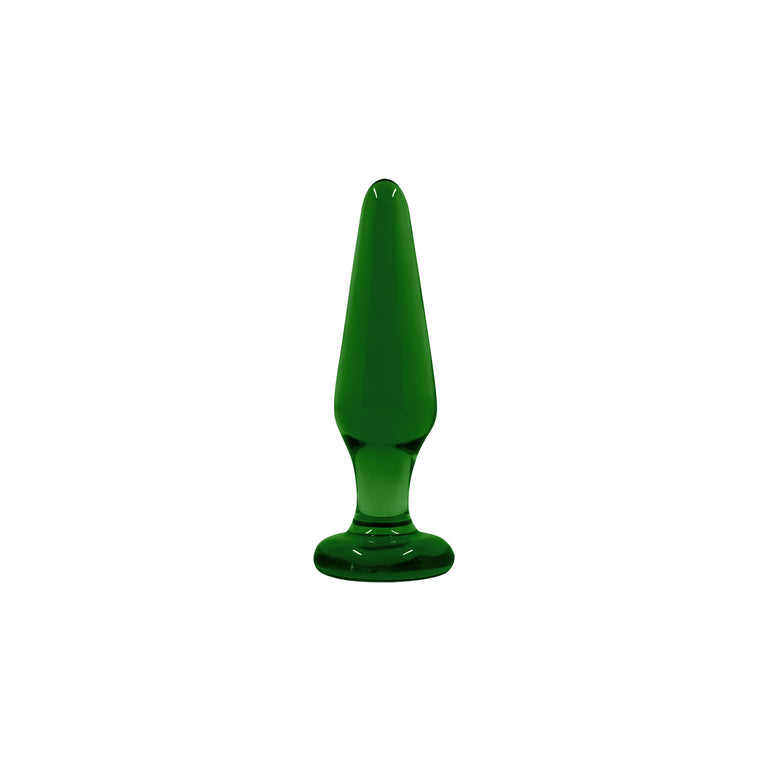 Crystal Tapered Plug Medium Green