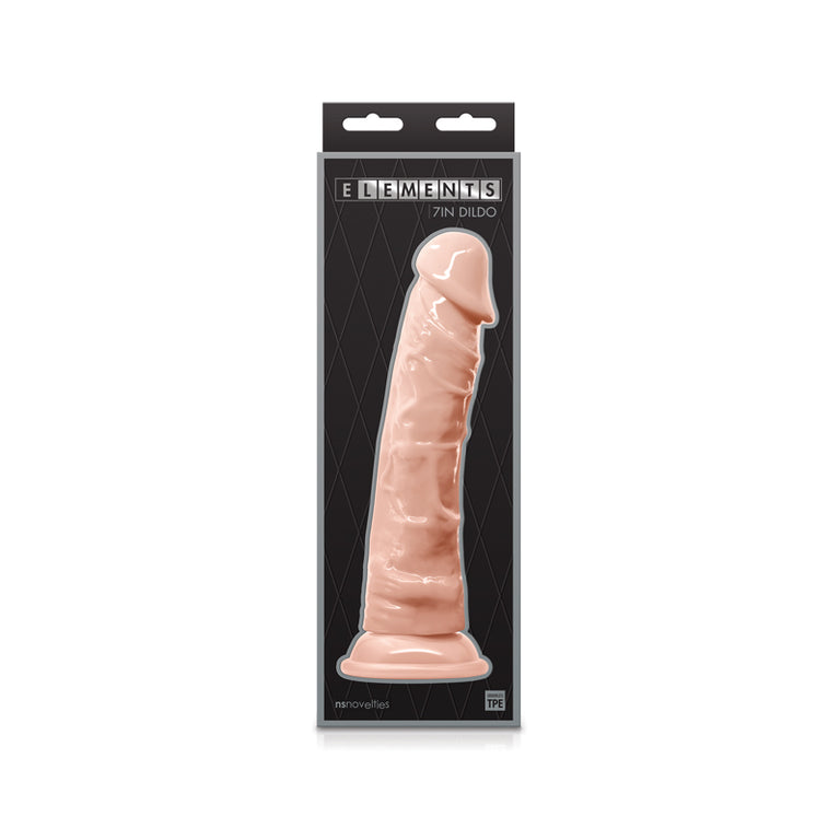 Elements 7 Inch Dildo White
