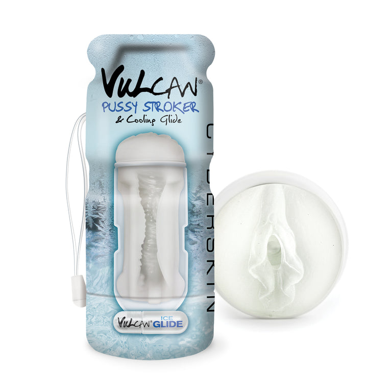CyberSkin Vulcan Pussy Stroker w/Cooling Glide Frost