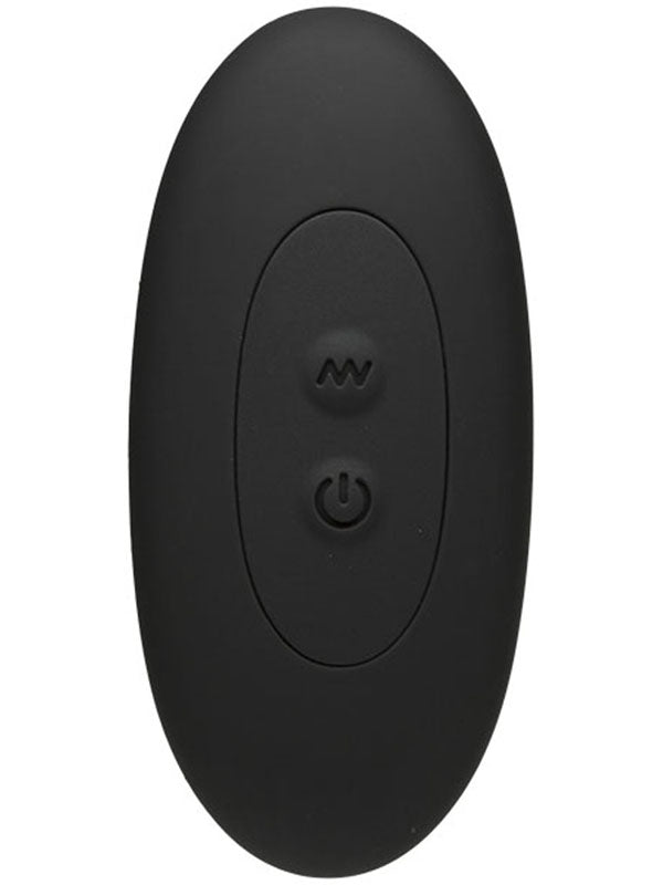 OptiMALE Vibrating Cock Cage w/ RC Black