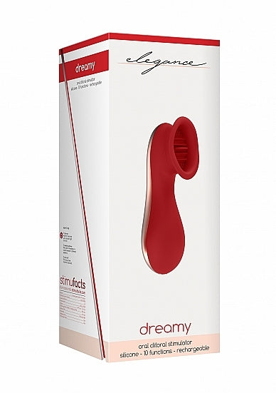 Elegance Oral Clitoral Stimulator Dreamy Red