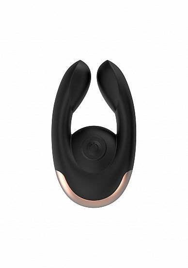 Elegance Dual Motor Clitoral Stimulator Fancy Black