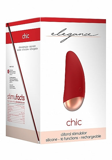 Elegance Clitoral Stimulator Chic Red