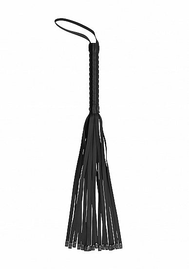 Skulls and Bones Whip with Skulls Black