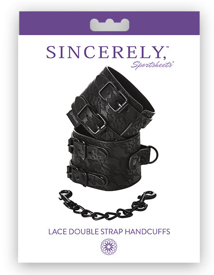 Sincerely Lace Double Strap Handcuffs