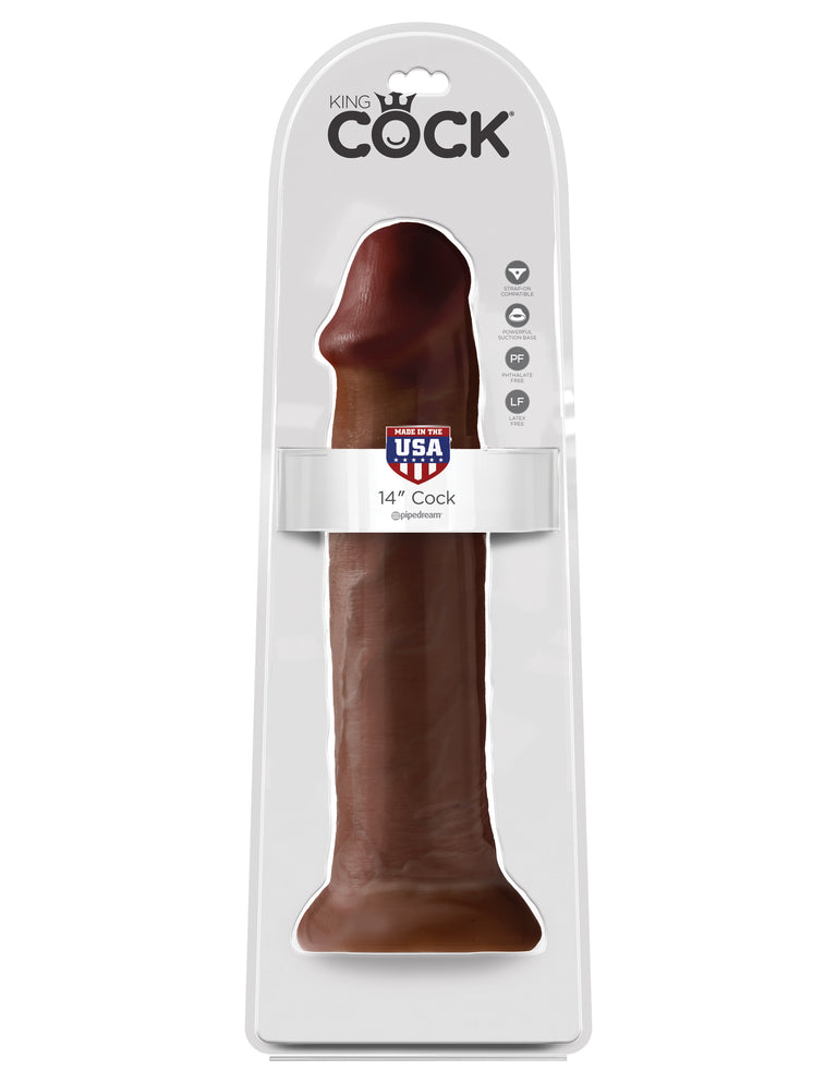 King Cock  14 in. Cock Brown