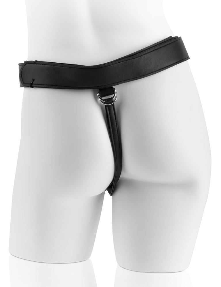 King Cock  Strap-on Harness w/ 8 in. Cock  Tan