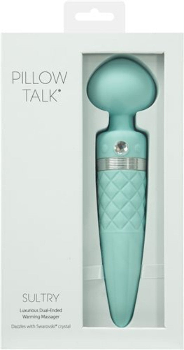Pillow Talk Sultry Dual Ended Massager Teal